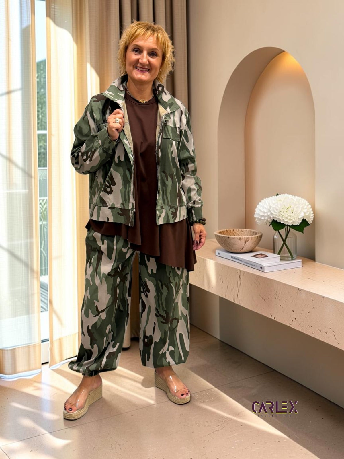 Chaqueta Camuflaje Elara