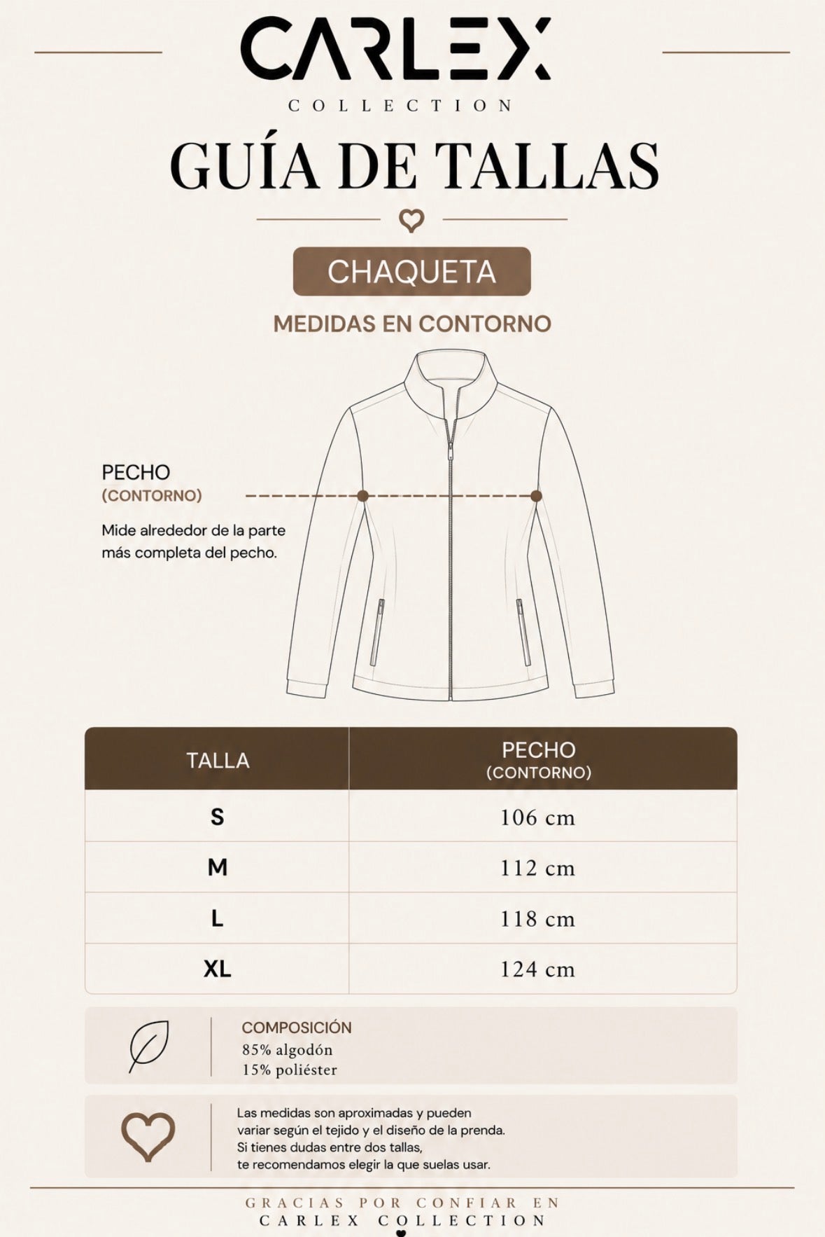 Chaqueta Brenta