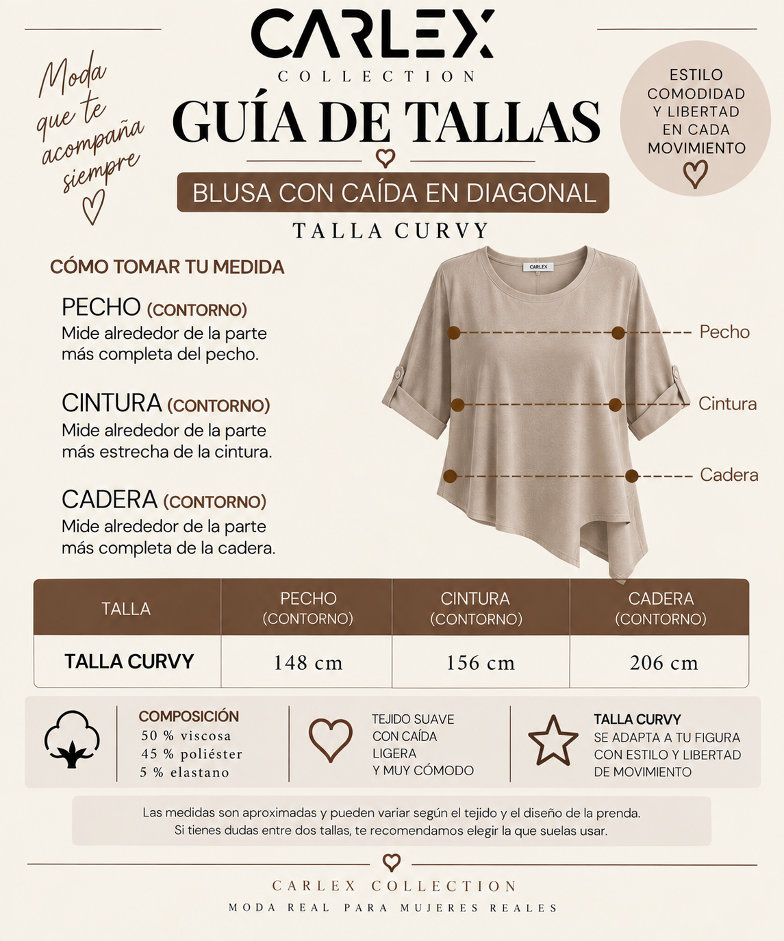 Blusa Curvy Alizee